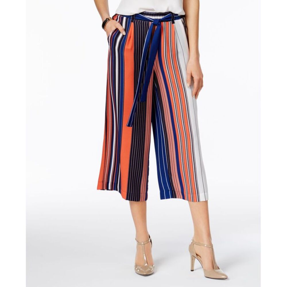 Jpr Striped Tie Waist Culottes